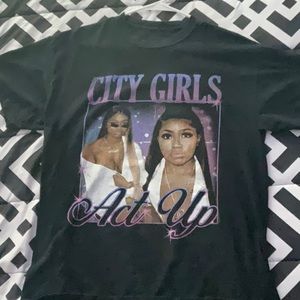 Female rap group City Girls graphic tee